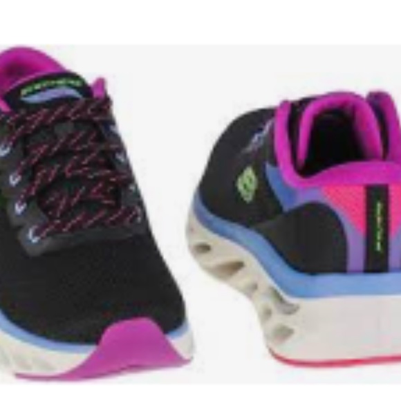 NWT Women's Skechers Arch Fit Glide Step Highlighter Sz. 10 Multicolor Black - Picture 7 of 8